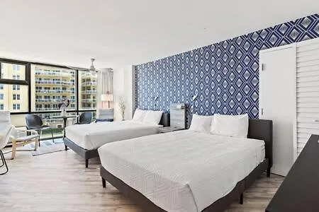 Oceanside Duo - Double Room, Water Views, Pool & Beach Access, Free Parking デイトナ・ビーチ 米国